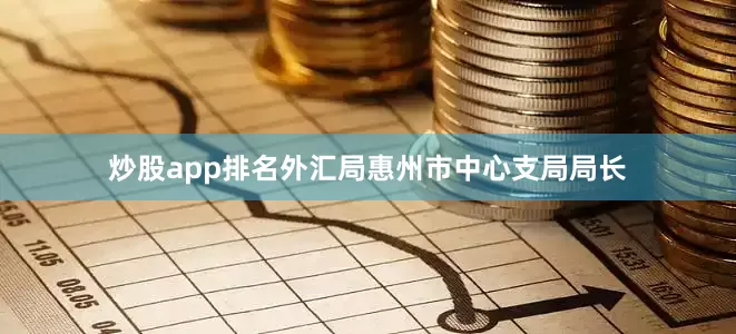 炒股app排名外汇局惠州市中心支局局长