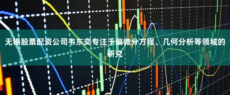 无锡股票配资公司韦东奕专注于偏微分方程、几何分析等领域的研究